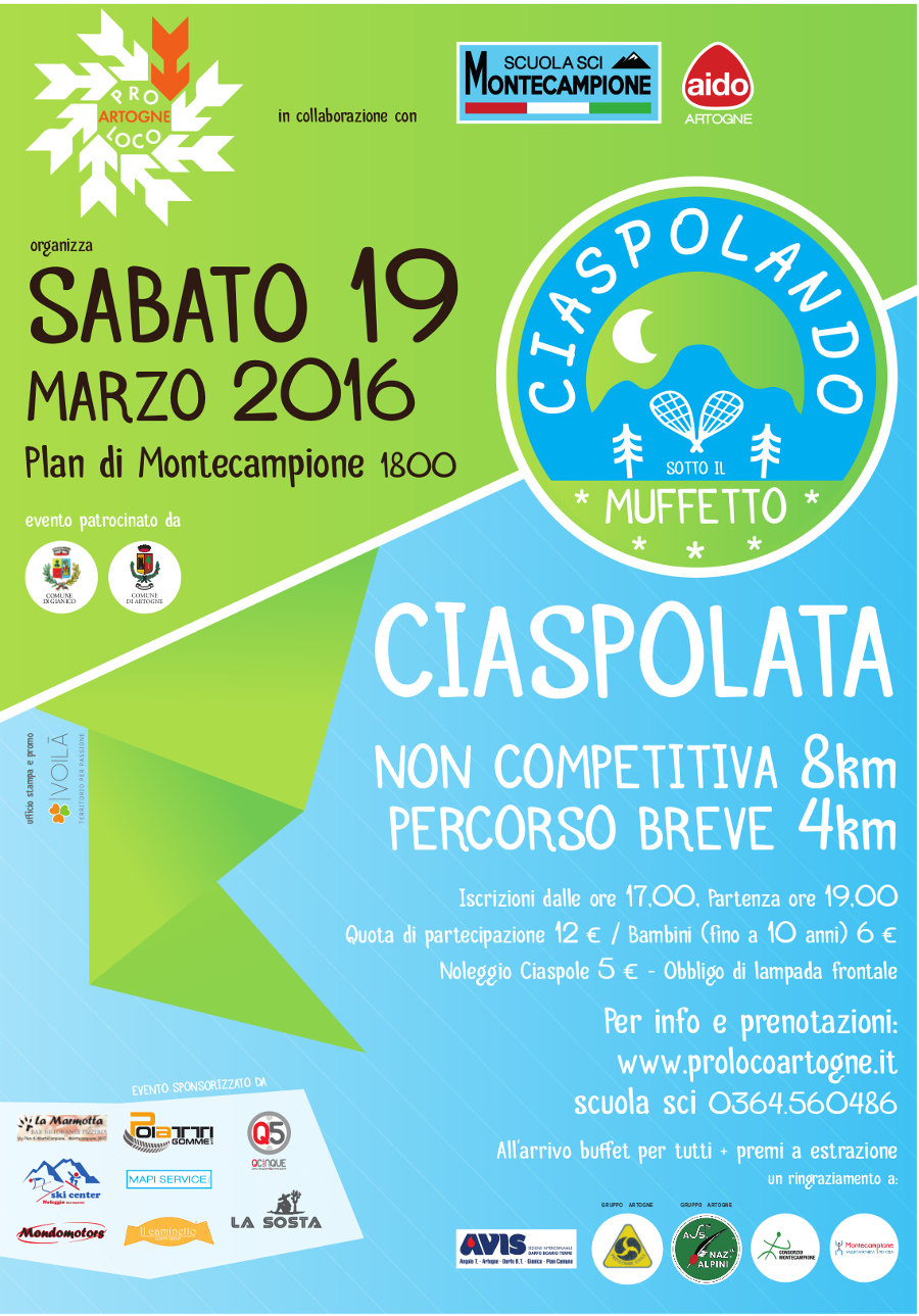 19-3-2016 Ciaspolata Pian di Montecampione